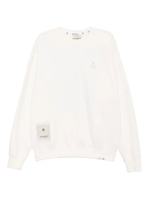 BAPE BLACK *A BATHING APE® logo-embroidered sweatshirt