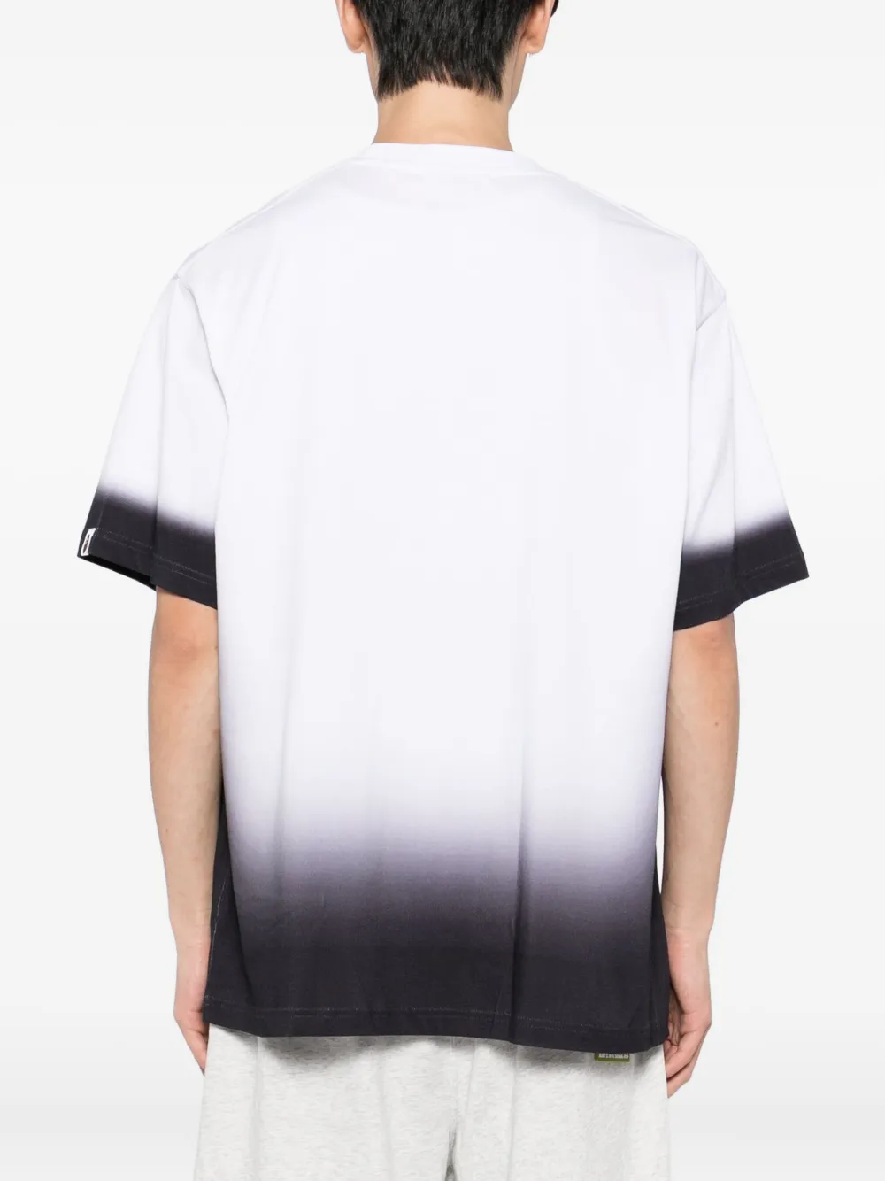 A BATHING APE T-shirt met grafische print Wit