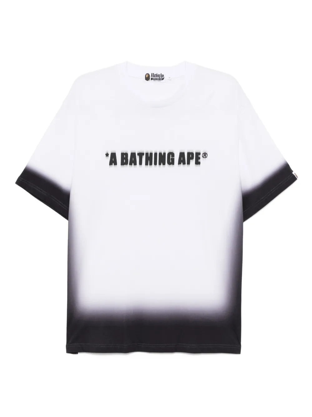 A BATHING APE T-shirt met grafische print Wit