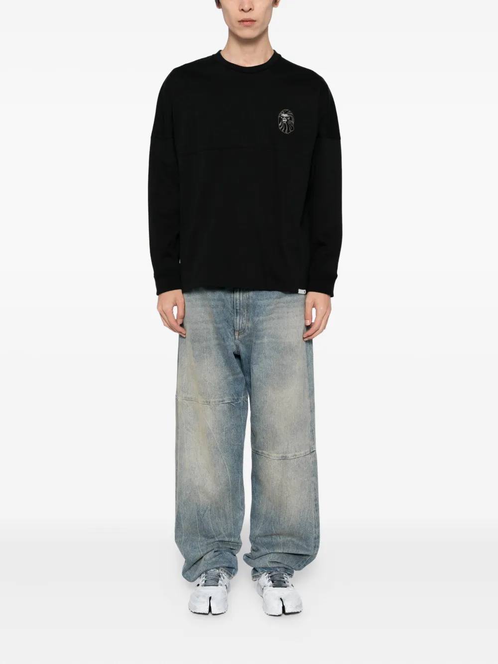 BAPE BLACK *A BATHING APE Katoenen T-shirt - Zwart