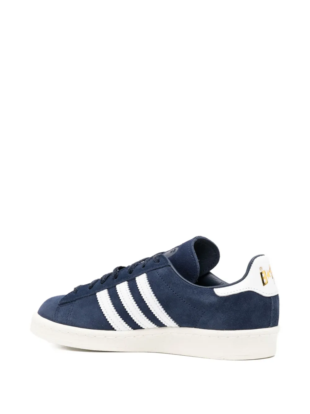 A BATHING APE star-patch suede trainers Blue