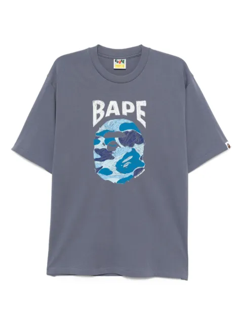 A BATHING APE® graphic-print cotton T-shirt