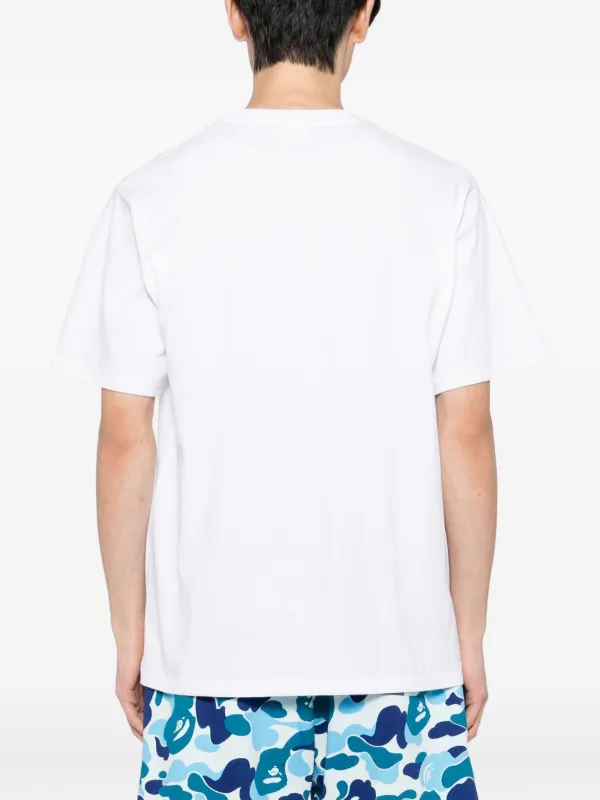 【新品✨️未使用タグ付き】A BATHING APE ホワイト Tシャツ　Ｌ A BATHING APE(アベイシングエイプ) 09's crown monkey t-shirt