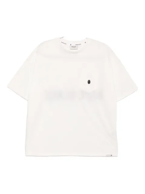 BAPE BLACK *A BATHING APE® logo-embroidered T-shirt