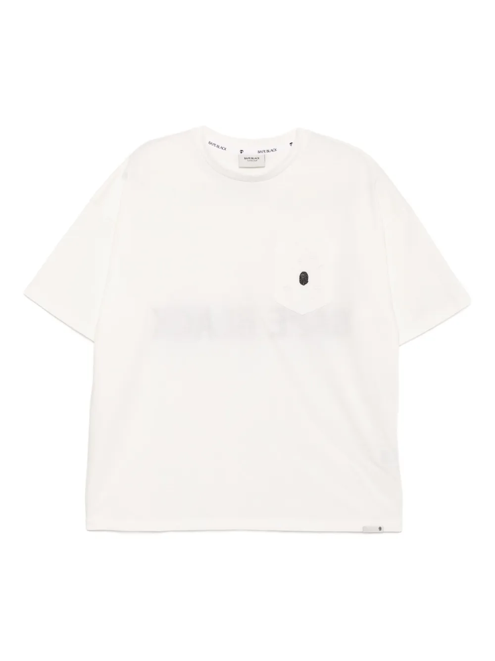 Bape Logo-embroidered T-shirt In White