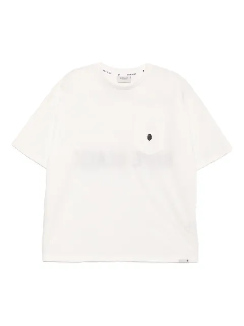 BAPE BLACK *A BATHING APE® logo-embroidered T-shirt