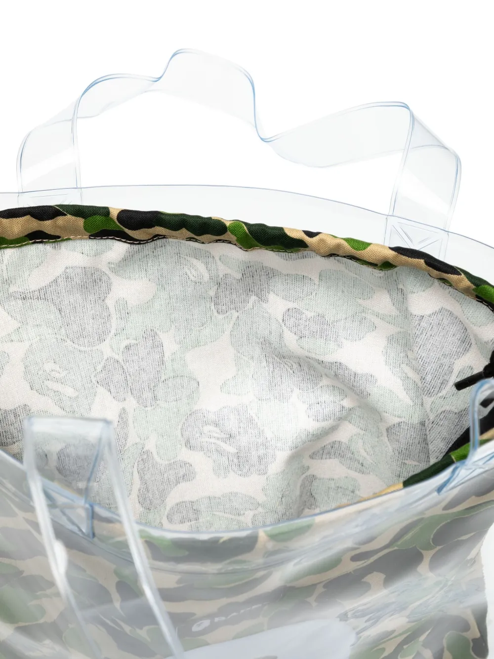 A BATHING APE Grote shopper Groen