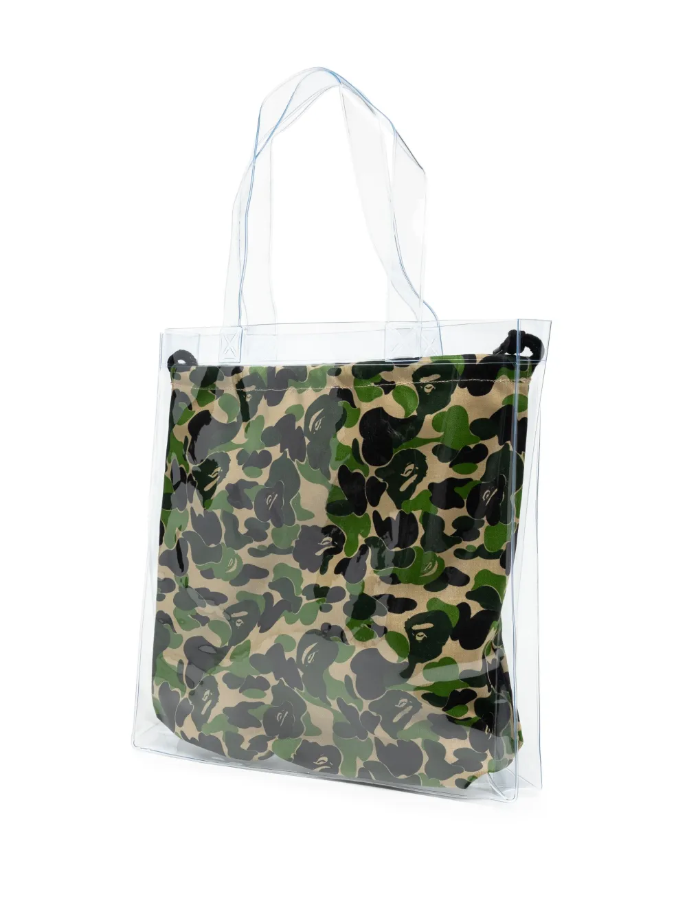A BATHING APE Grote shopper Groen