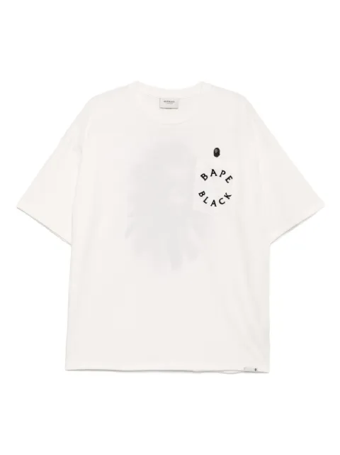 BAPE BLACK *A BATHING APE® cotton T-shirt