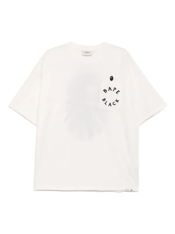 BAPE BLACK *A BATHING APE® Cotton T-shirt White