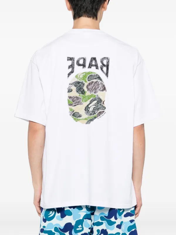 A BATHING APE® グラフィック Tシャツ | ホワイト | FARFETCH JP