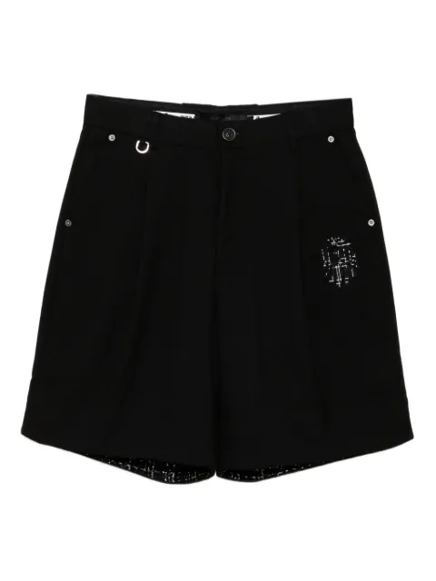 BAPE BLACK *A BATHING APE® embroidered-logo shorts