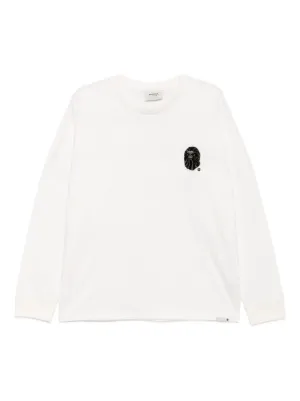 Chrome Hearts logo-embroidered long-sleeve T-shirt | White