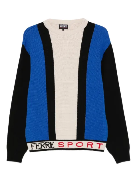 Gianfranco Ferré Pre-Owned 1990s colour-block jumper