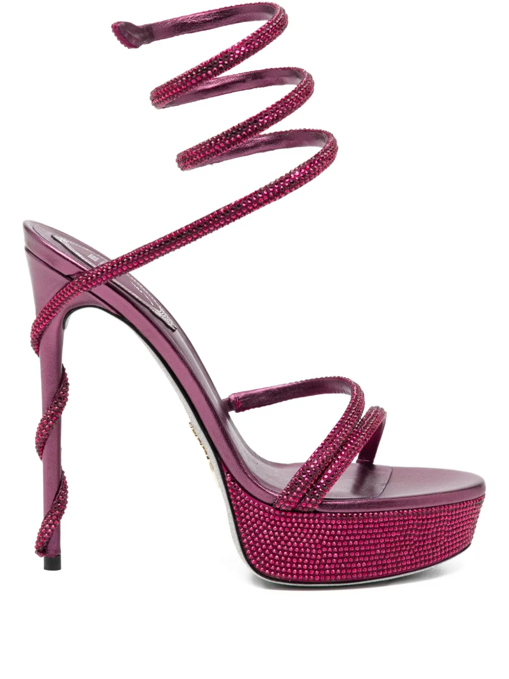 René Caovilla 120mm Margot Sandals In Pink