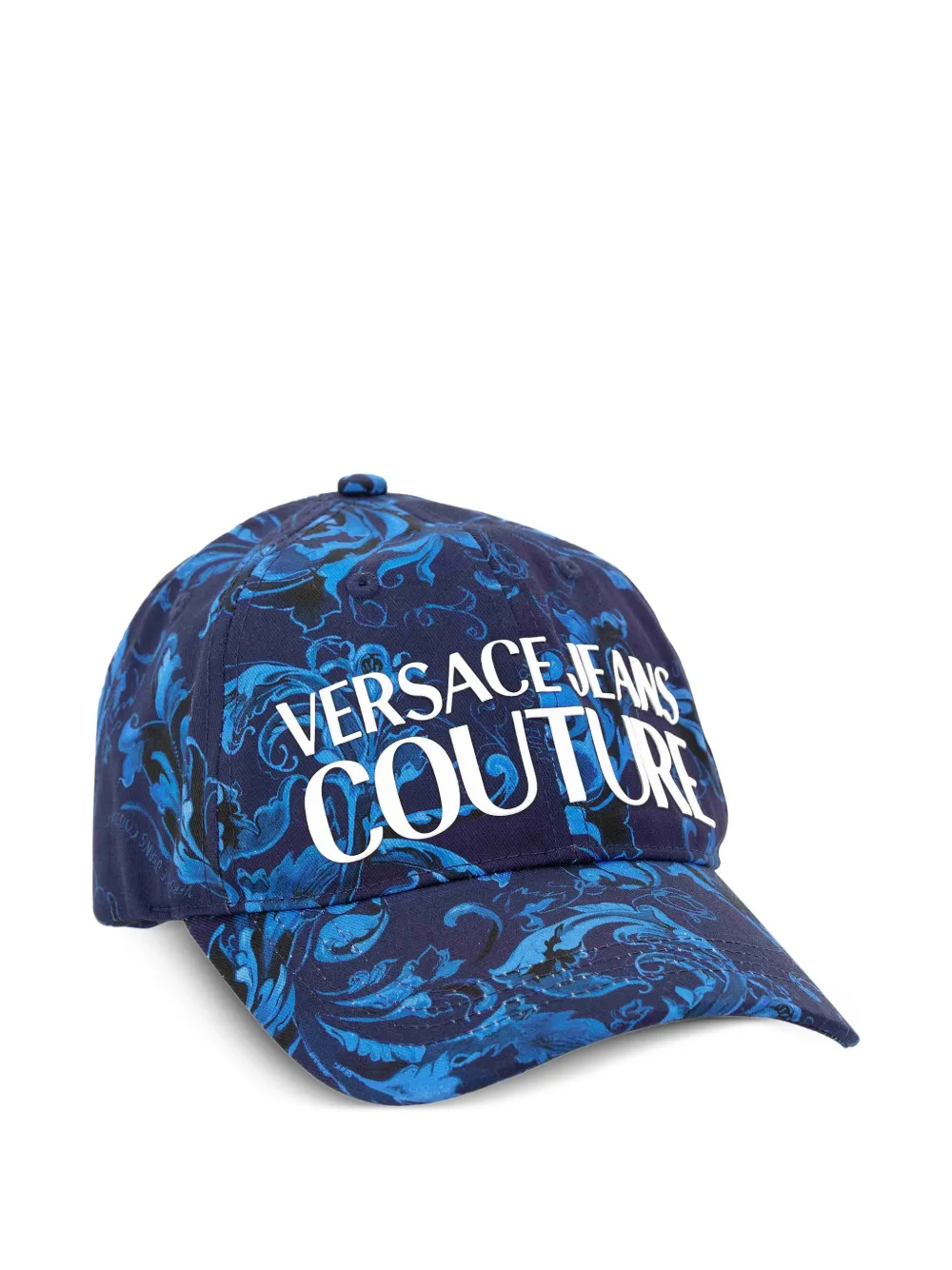 Versace Jeans Couture Cappello da baseball con logo ricamato - Blu