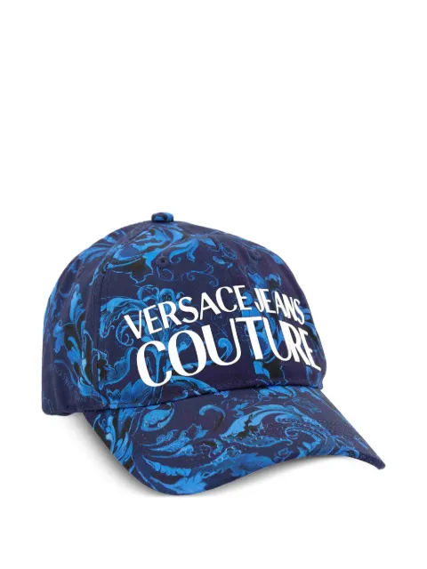 Versace Jeans Couture patterned logo-embroidery baseball cap