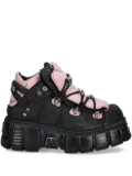 NEW ROCK M-106-C26 lace-up chunky sole trainers - Black