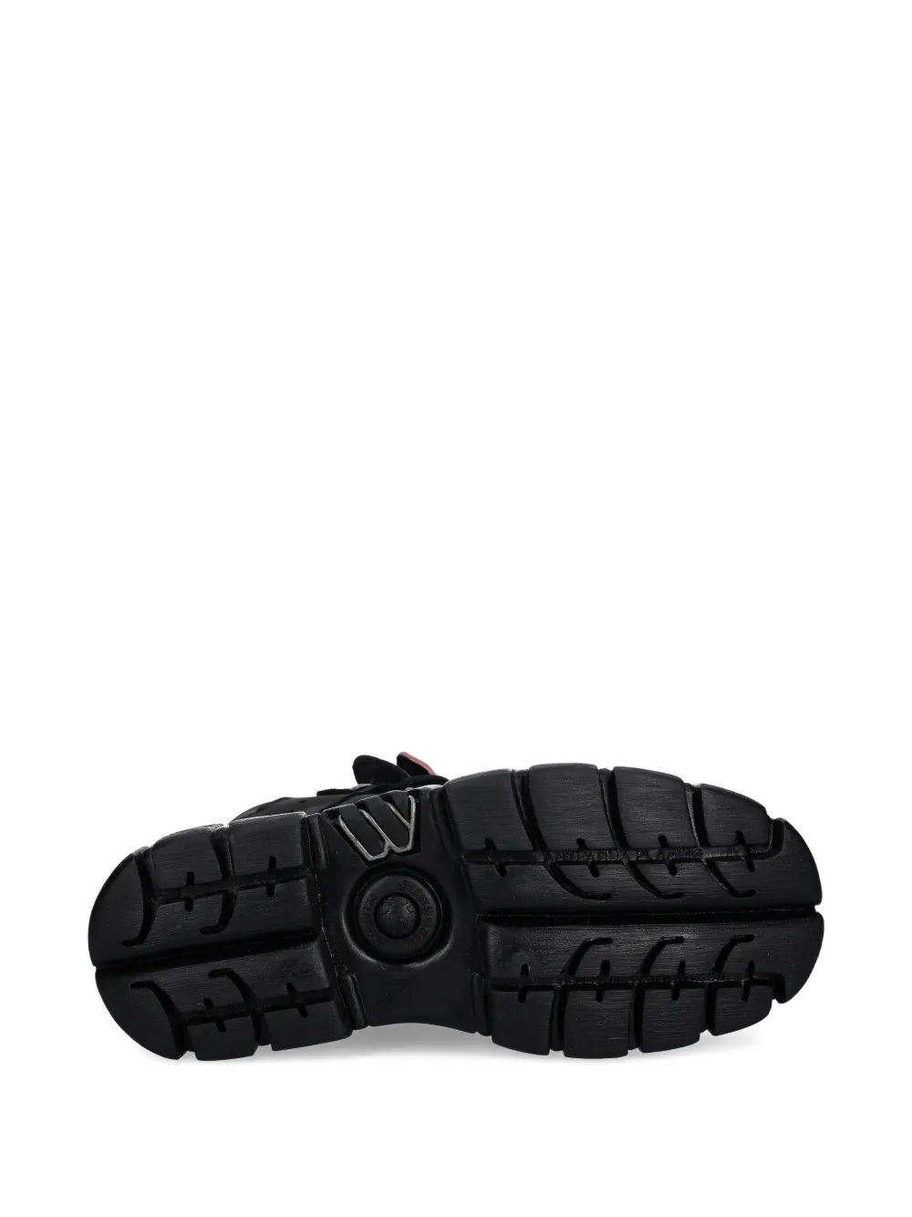 NEW ROCK M-106-C26 lace-up chunky sole trainers Black