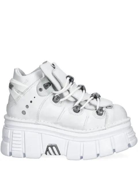 NEW ROCK M-106-S53 platform lace-up trainers