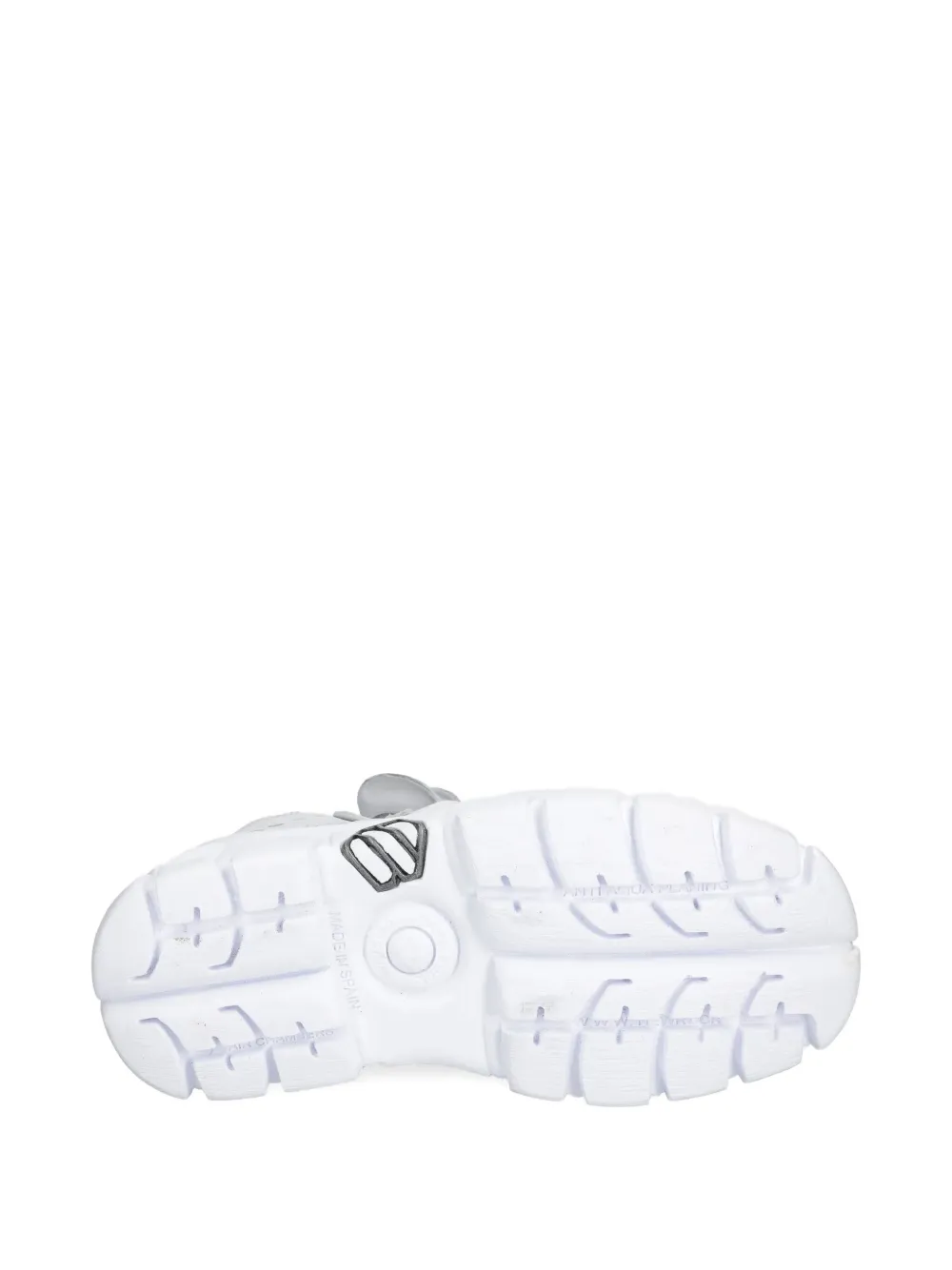 NEW ROCK M-106-S53 platform lace-up trainers White