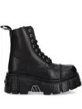 NEW ROCK lace-up chunky-sole boots - Black