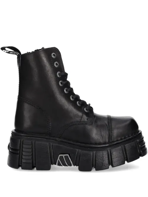 Bottines lacées à semelle épaisse - NEW ROCK - Modalova