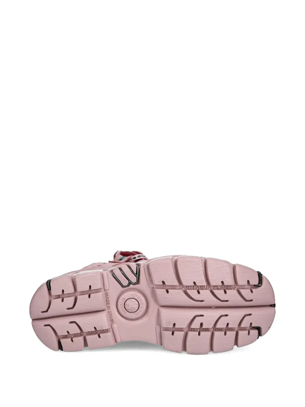 NEW ROCK M-106-C158 lace-up platform trainers Pink