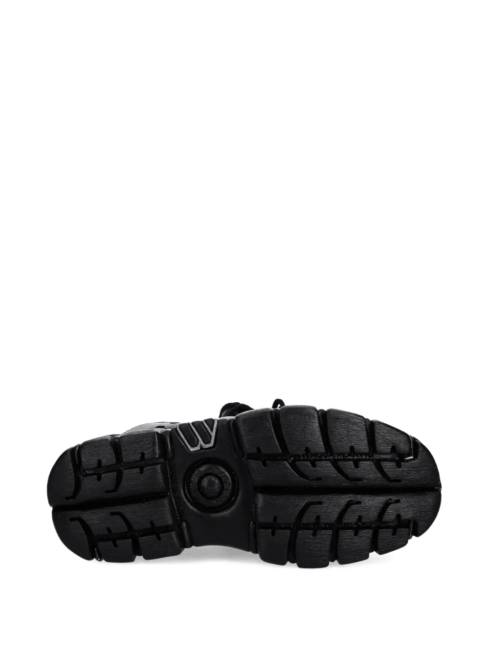 NEW ROCK M-120N-C26 lace-up platform trainers Black