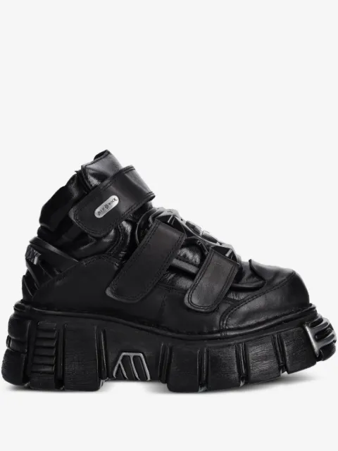 NEW ROCK M-285-S1 strap detail platform boots
