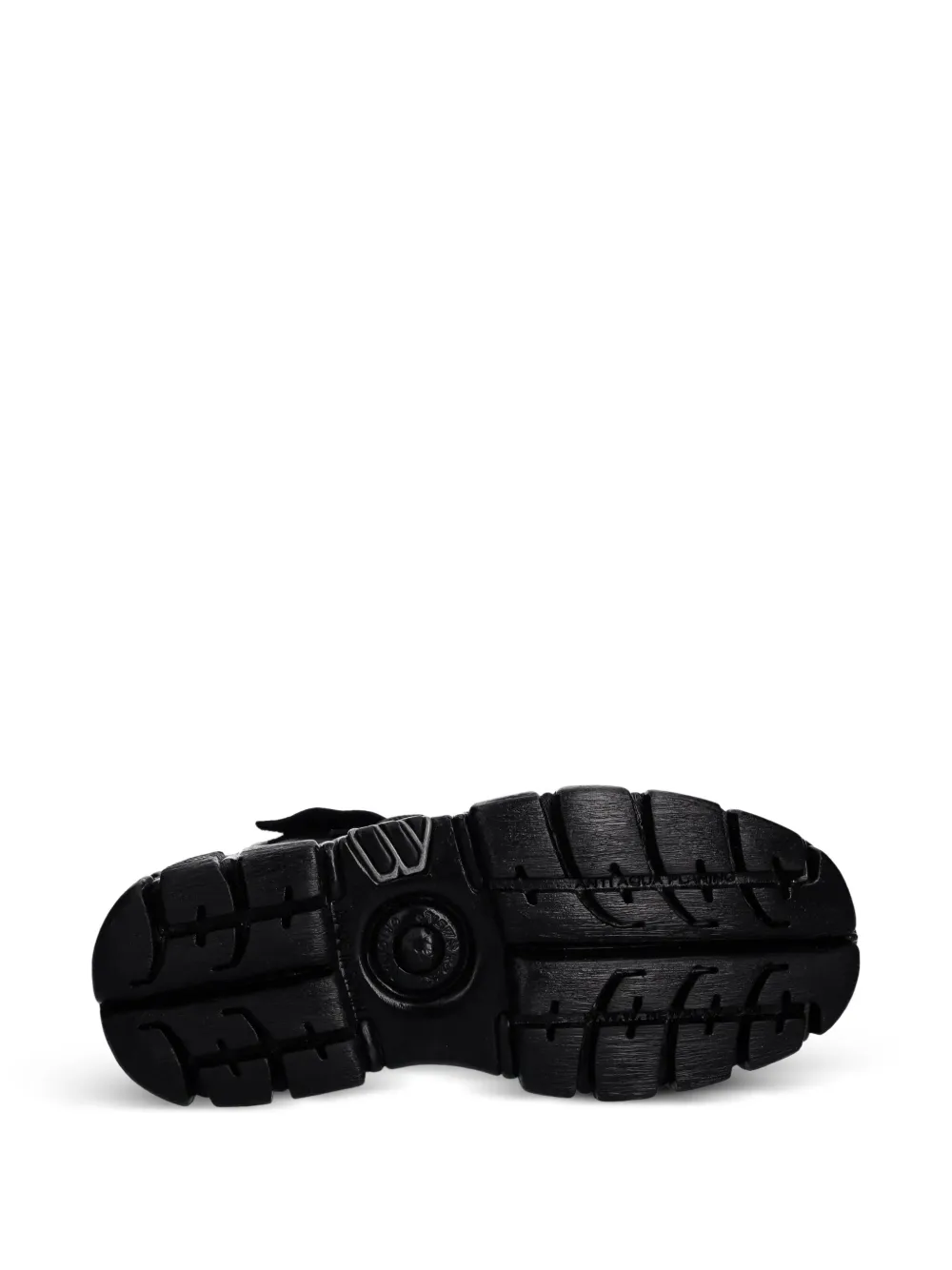 NEW ROCK M-285-S1 strap detail platform boots Black