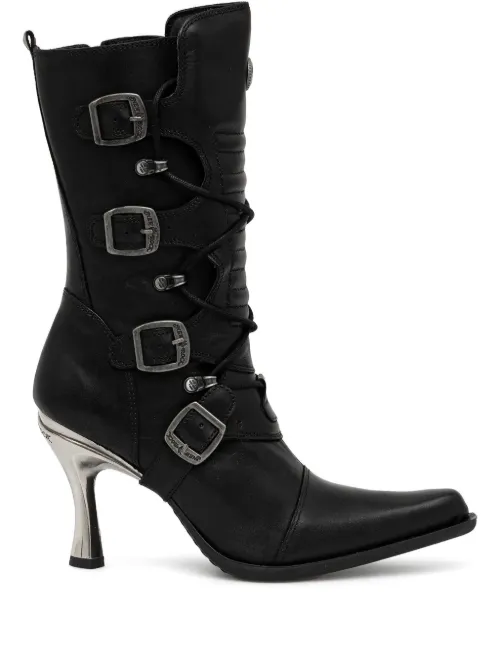 Bottines lacées à boucle 100 mm - NEW ROCK - Modalova