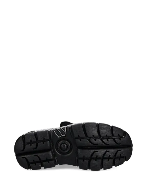 NEW ROCK snakeskin-effect Platform Sneakers | White | FARFETCH