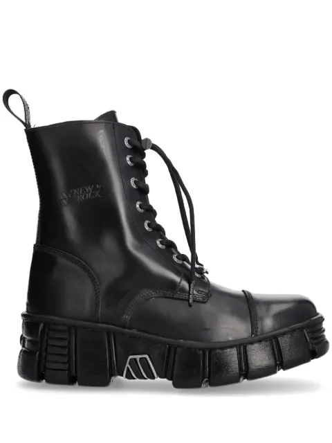 NEW ROCK M-WALL126N-C1 lace-up boots