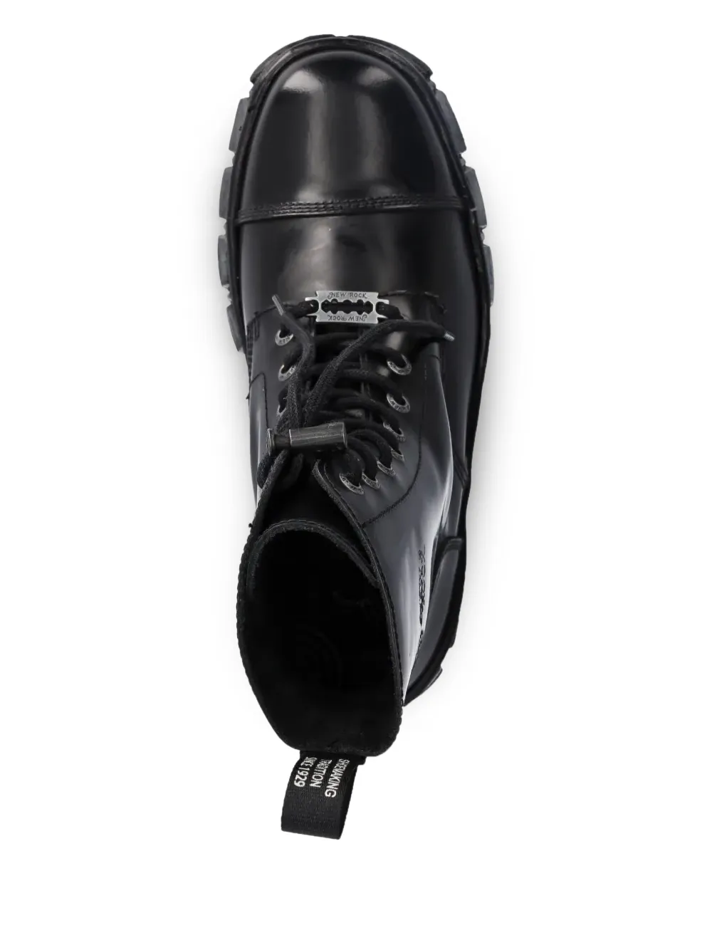 NEW ROCK M-WALL126N-C1 lace-up boots Black