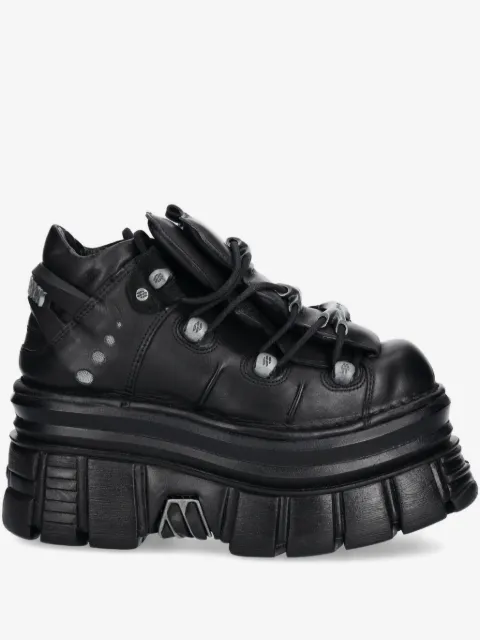 NEW ROCK platform lace-up trainers