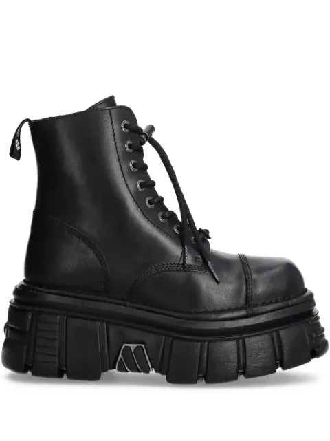 NEW ROCK 80mm lace-up platform boots