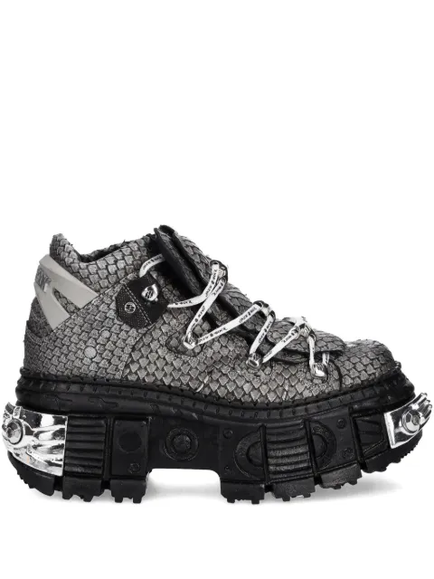 NEW ROCK metallic-accents platform sneakers