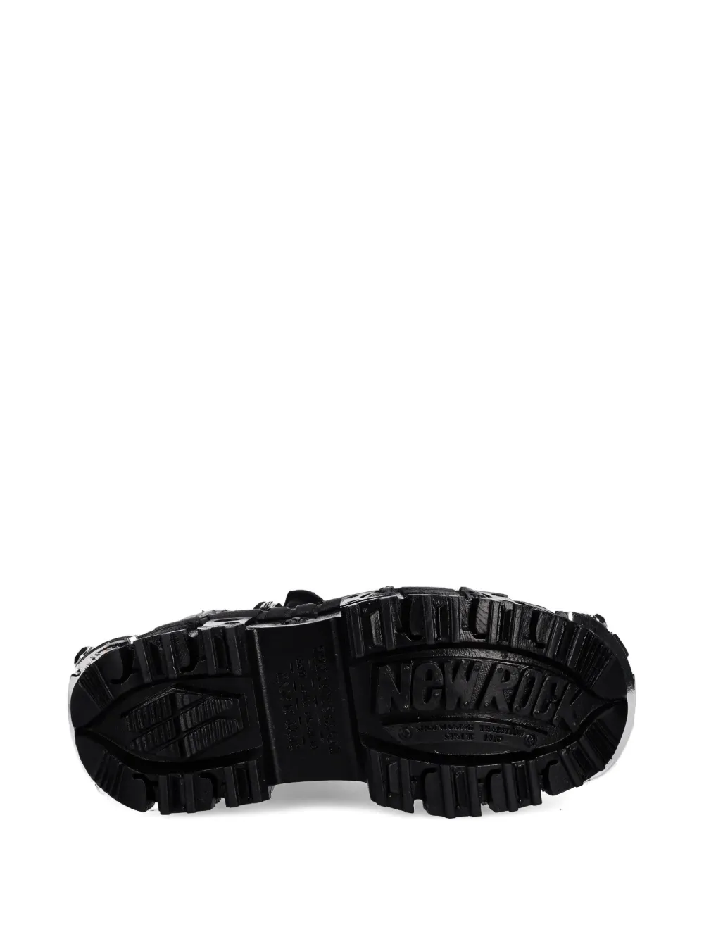 NEW ROCK metallic-accents platform sneakers Black