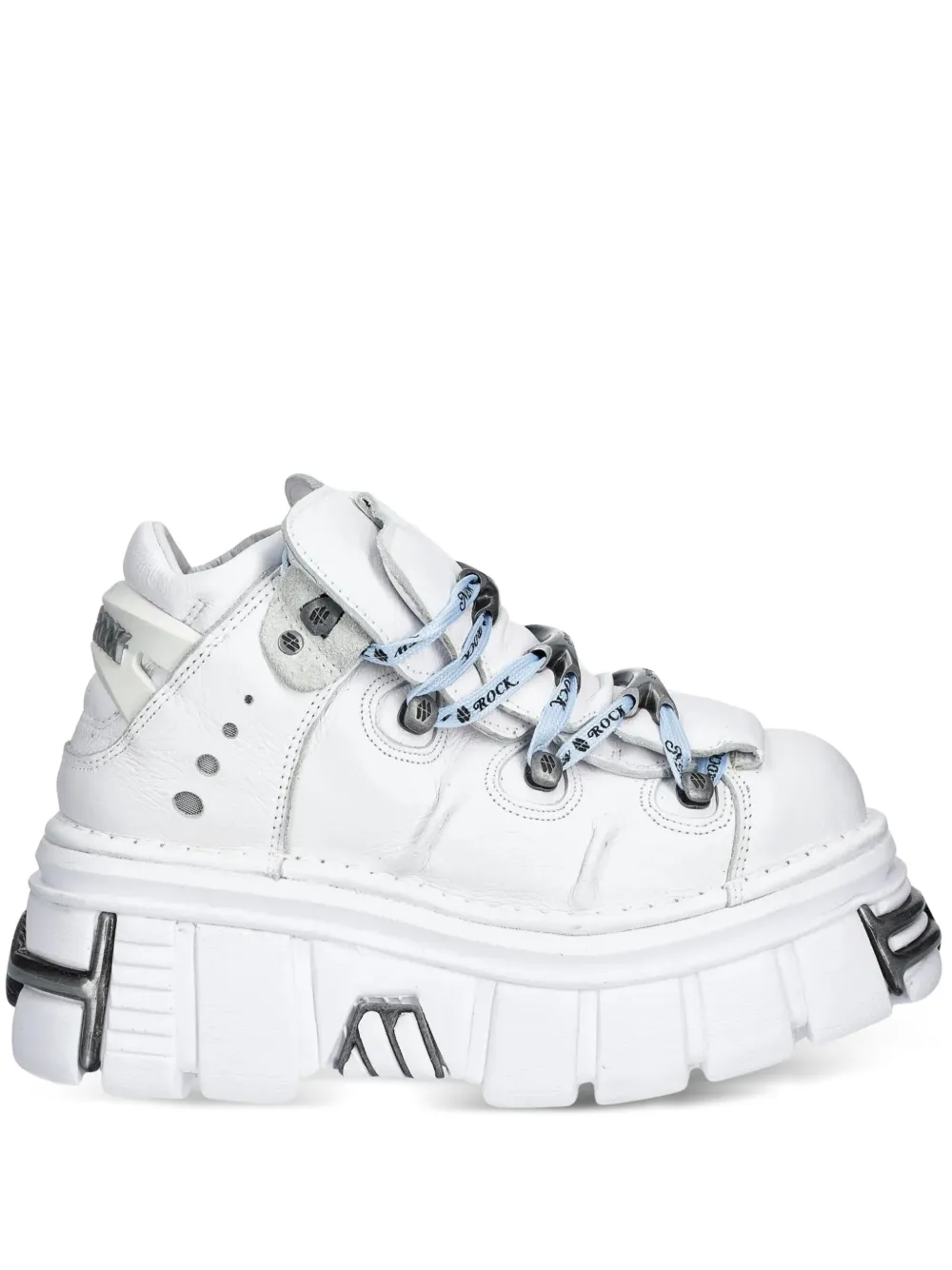 New Rock Branded-laces Platform Sneakers