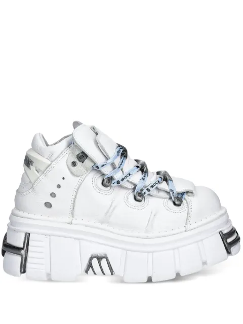 NEW ROCK branded-laces platform sneakers
