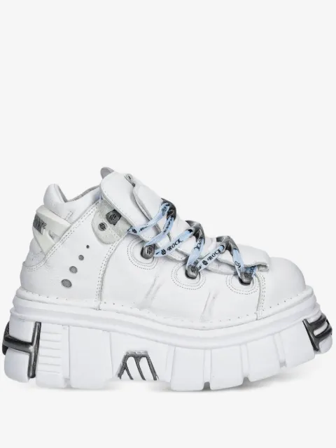NEW ROCK branded-laces platform sneakers