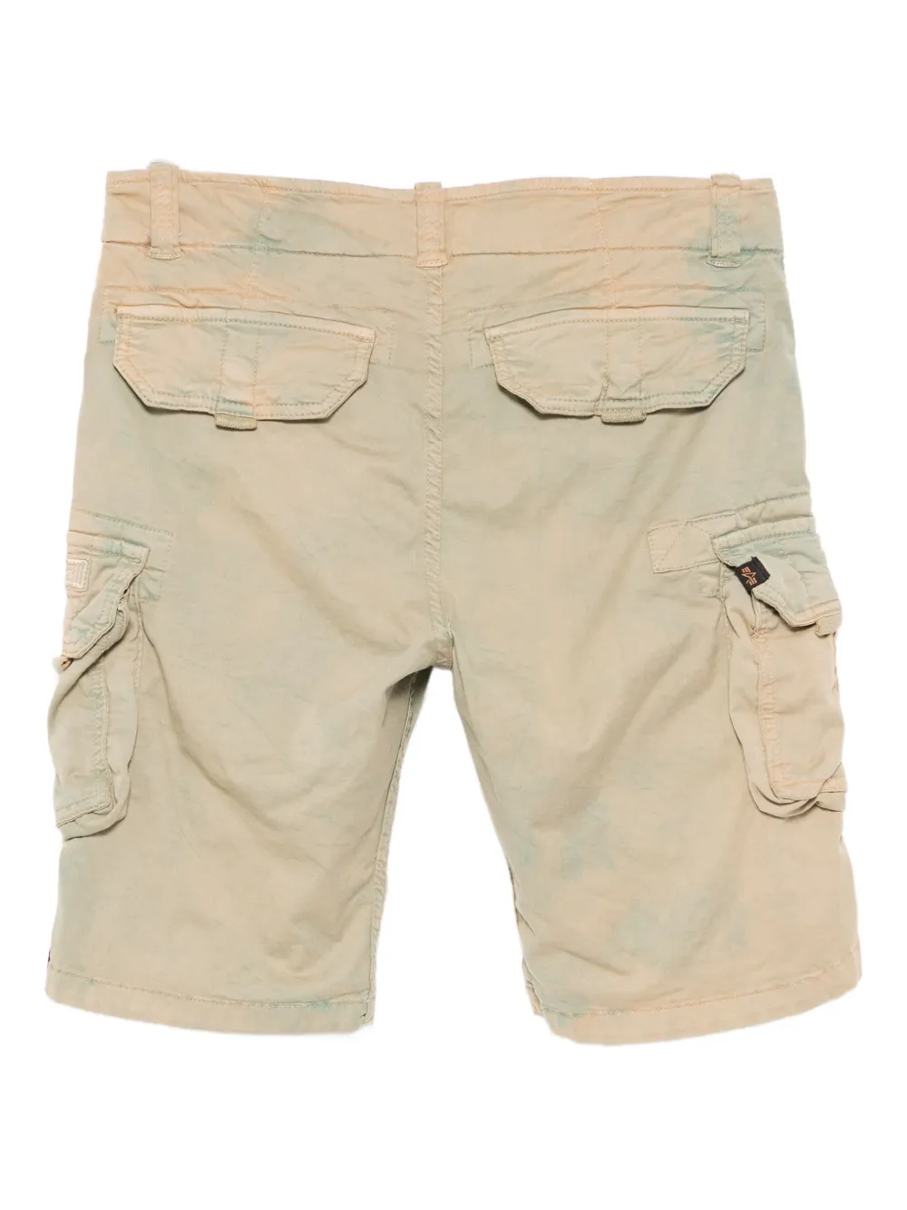 Alpha Industries Cargo shorts met logo - Groen