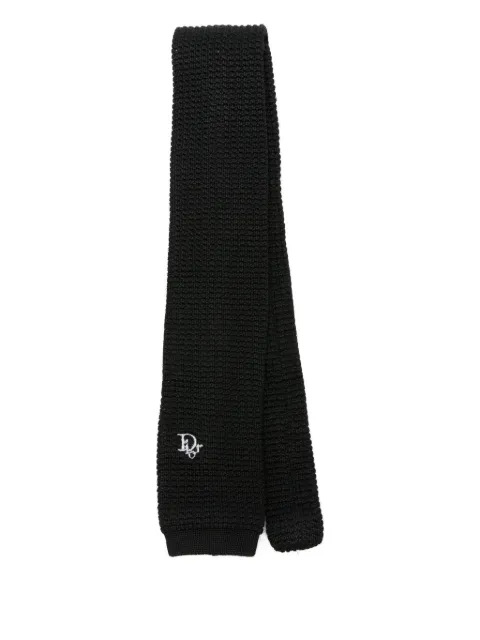 Christian Dior Pre-Owned corbata de punto 1980