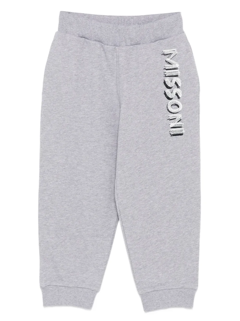 Missoni Kids sequin-embellished tracksuit bottoms Grijs