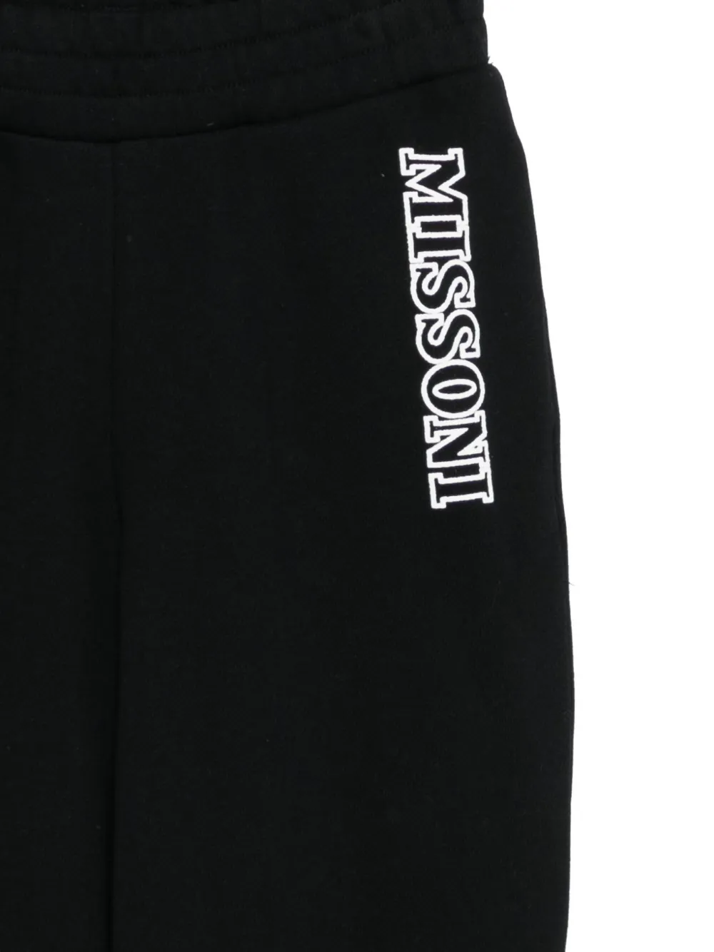 Missoni Kids logo-detail sweatpants Zwart