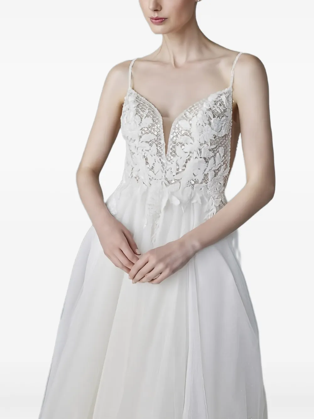 Ailidh criss-cross straps gown