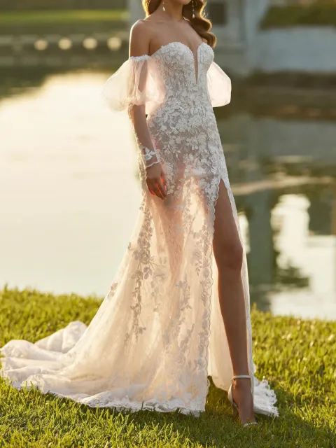 Rosa Clará  Elvis floral-lace maxi dress