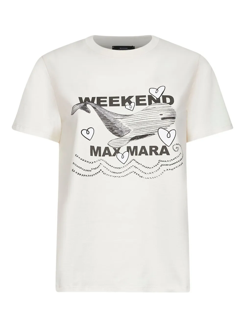 Weekend Max Mara プリント Tシャツ - ニュートラル Weekend Max Mara プリント Tシャツ - ニュートラル