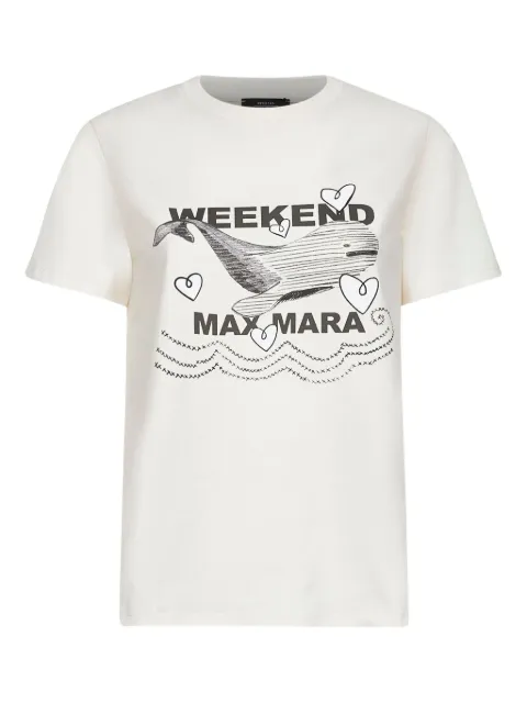Weekend Max Mara whale-print crew-neck T-shirt